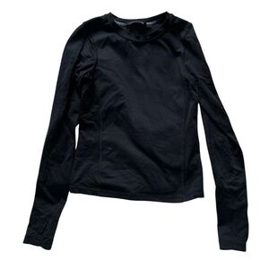 Reebok 10/12 Black Long Sleeve Top